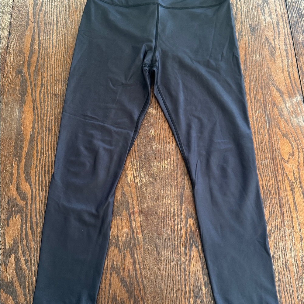 ZYIA Black Metallic Light n Tight Leggings